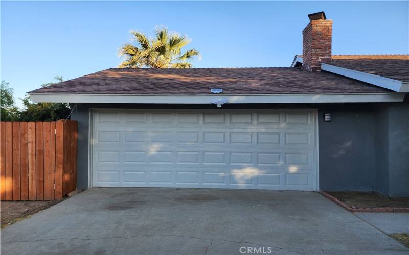 Garage door front