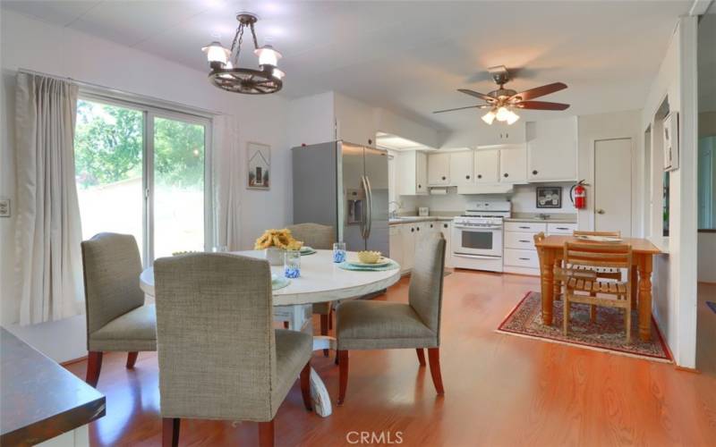 Open Dining Area to Kitchen