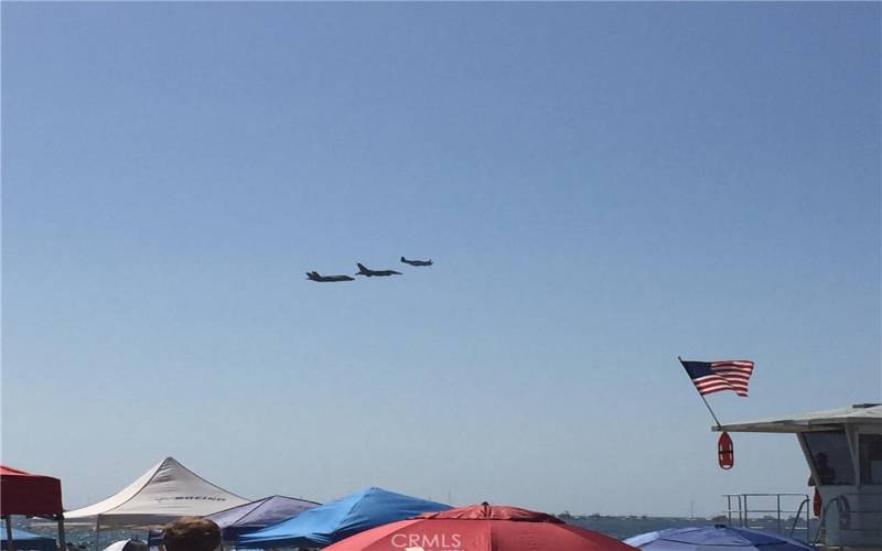 The Annual Pacific Airshow in Huntington Beach!