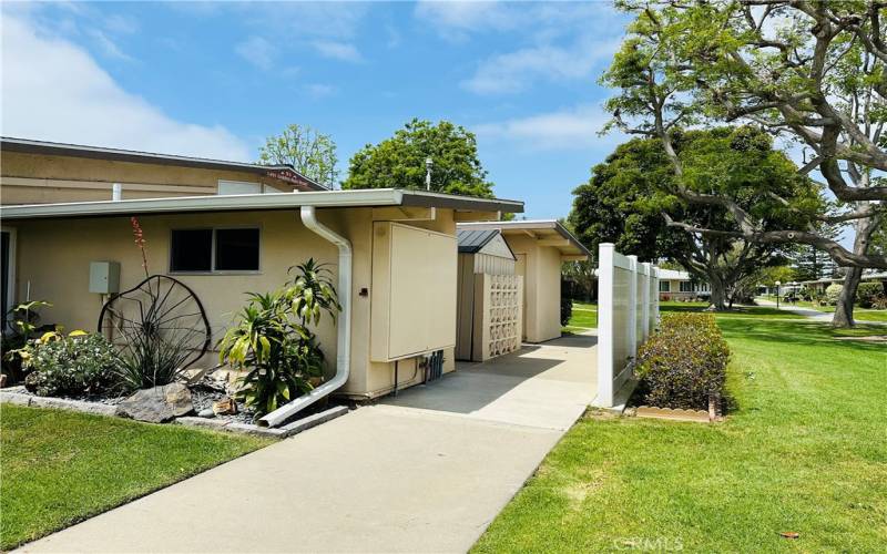 Laundry room close by!