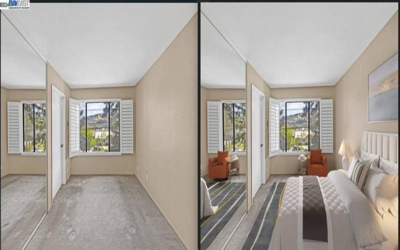 Master Bedroom Before & After Visual Effects Added