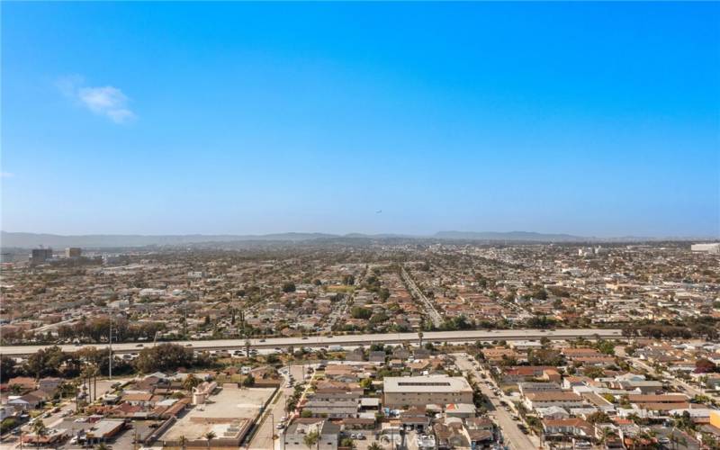 aerial view of the community