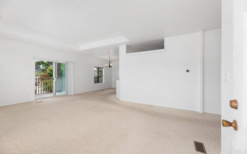 High coffered ceilings