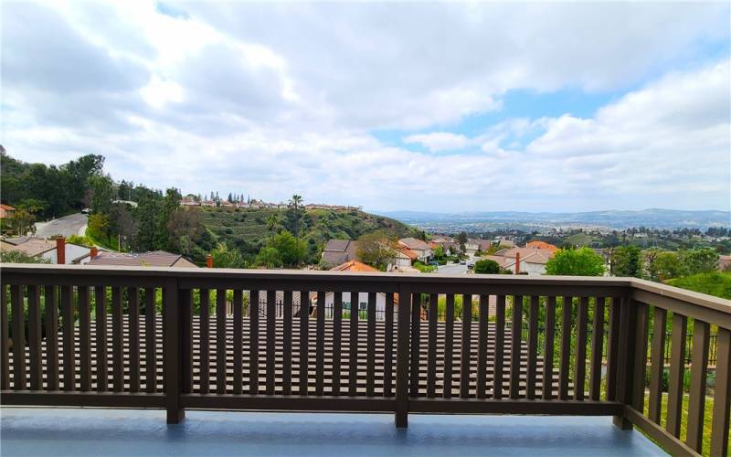 Large Balcony with view