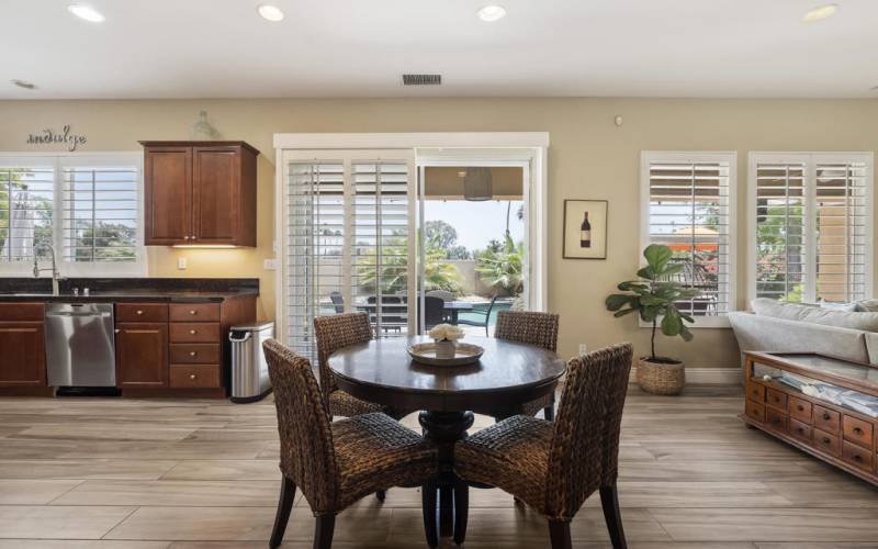 Dining area