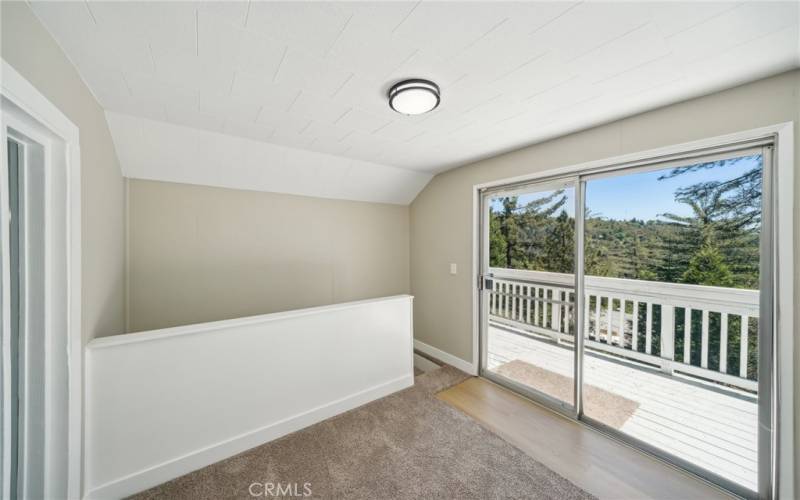 Sun room off living room