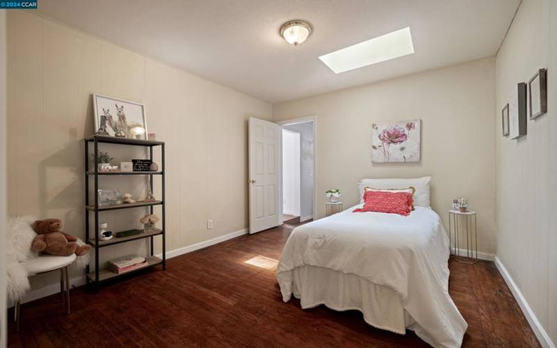 Bedroom with Skylight