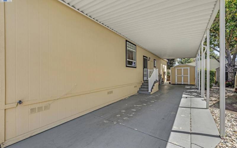 Carport & Storage Shed