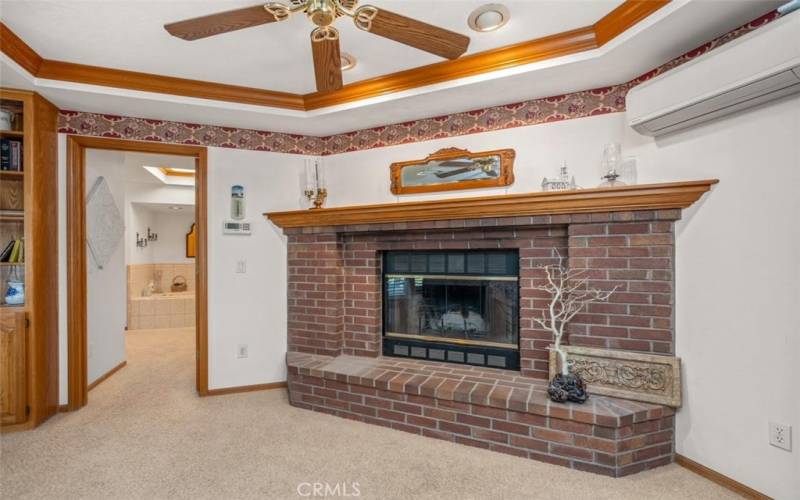 Romantic brick fireplace!

FOUR fireplaces in this home!!