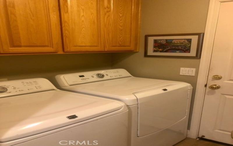 Lower level laundry room