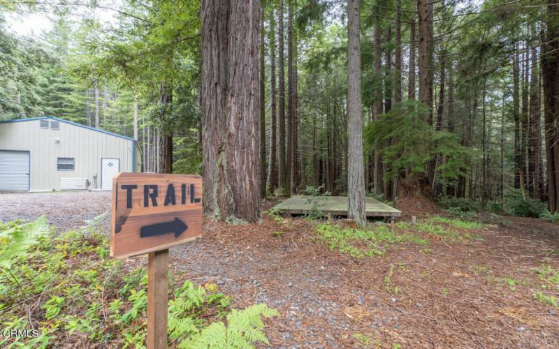 Hiking and Biking Trails on Property