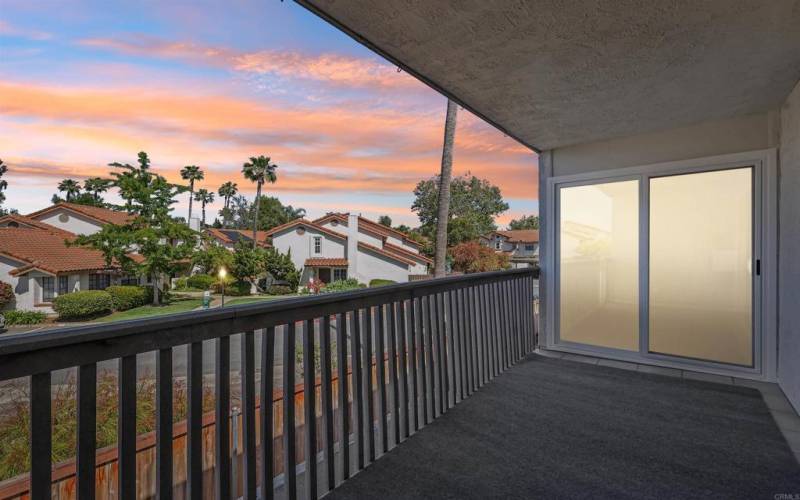 Balcony with Sunset