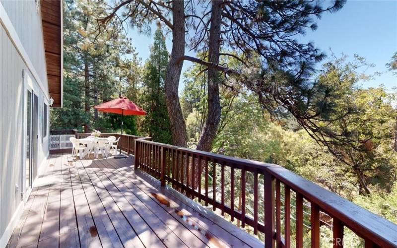 Enjoy the view on Wraparound Balcony / Deck