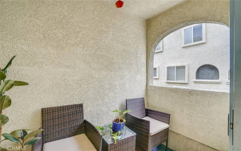 Covered Patio off Kitchen