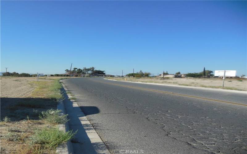 From Street Looking South