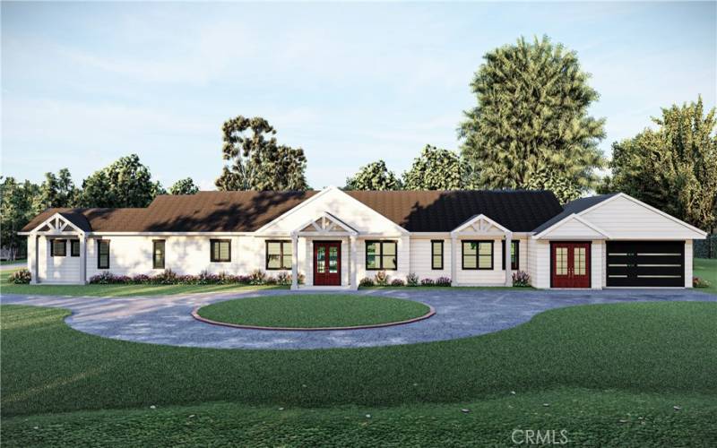 Rendering of the home planned for the parcel