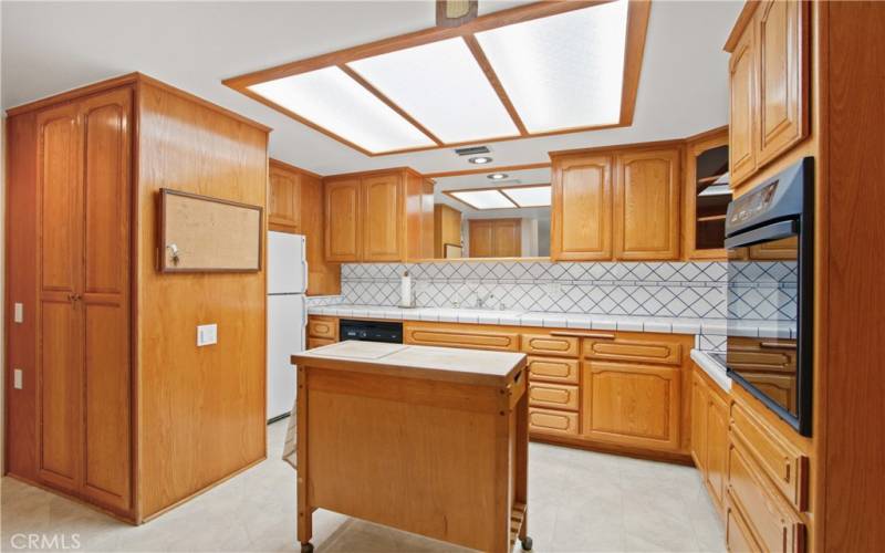 Remodeled kitchen.