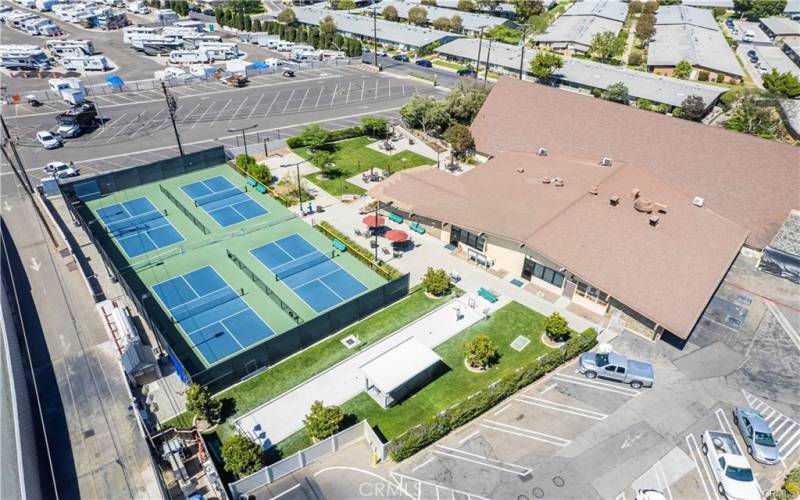 Tennis and Pickleball courts.