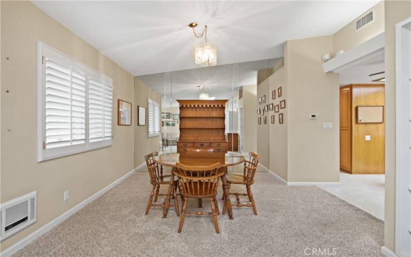 Dining area.