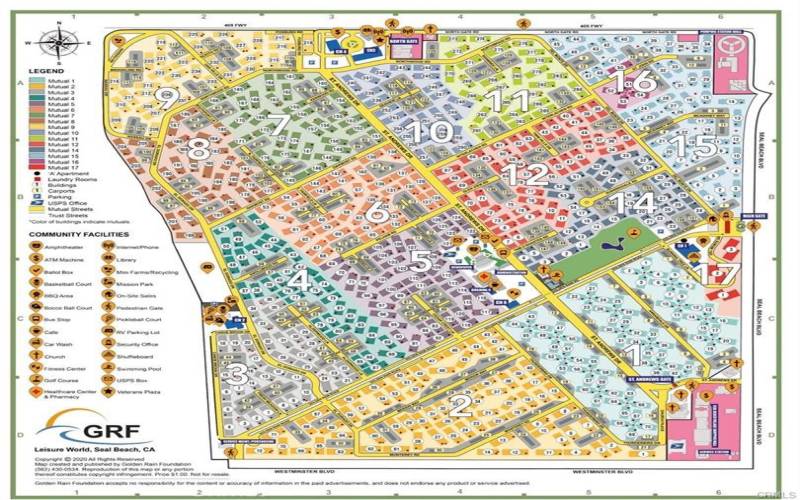 Map of Leisure World.

Mutual 12 building 68 unit i