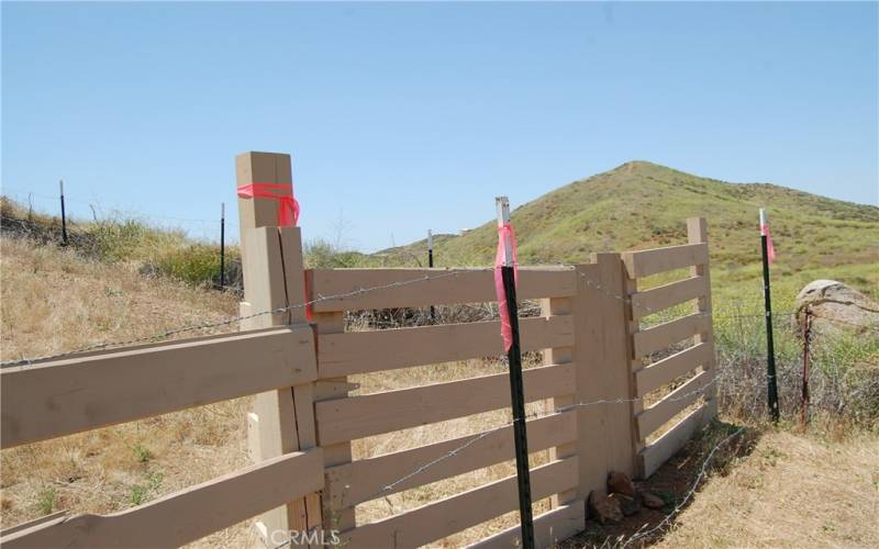 When you see the orange ribbons, you are at the right location.