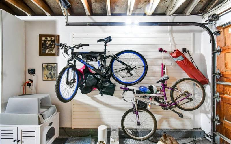 Bike Racks in Garage