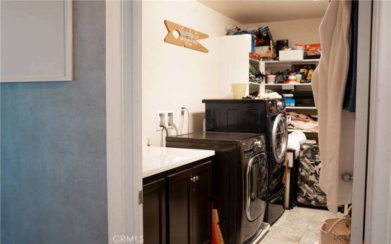 Upstairs Laundry room