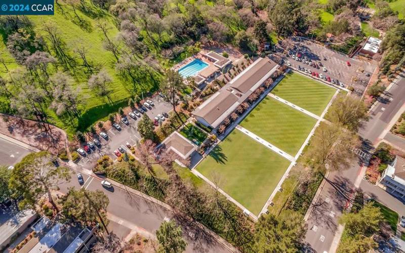 Overhead of Hillside Clubhouse