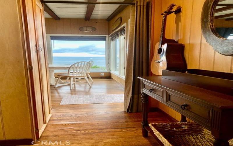 view to ocean from bunks