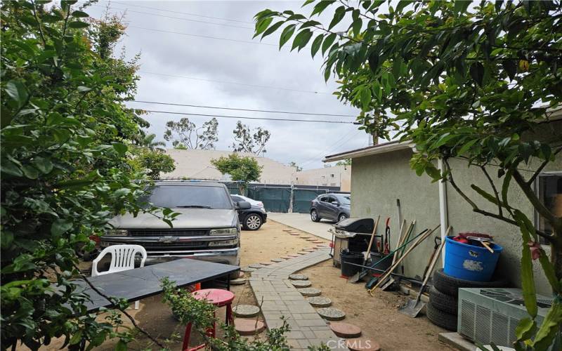 garage/back yard