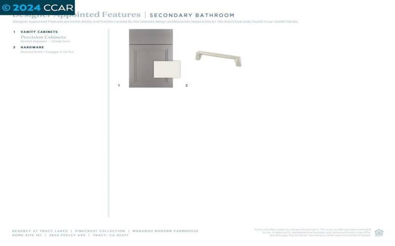 Secondary Bedroom Features