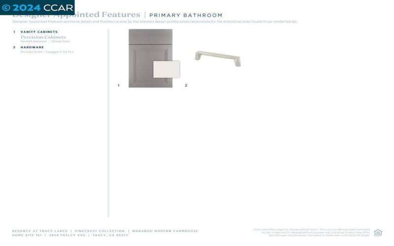 Primary Bathroom Features
