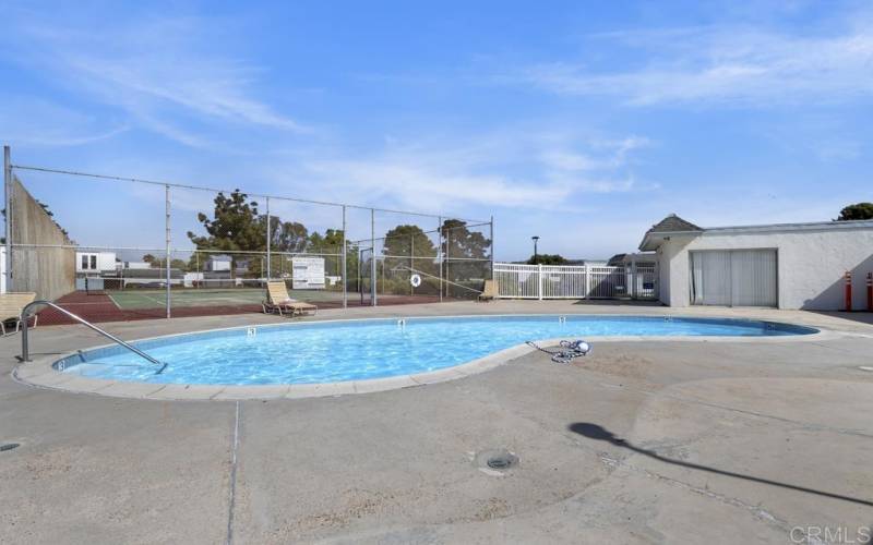 Townhome is located steps away from the Community Pool