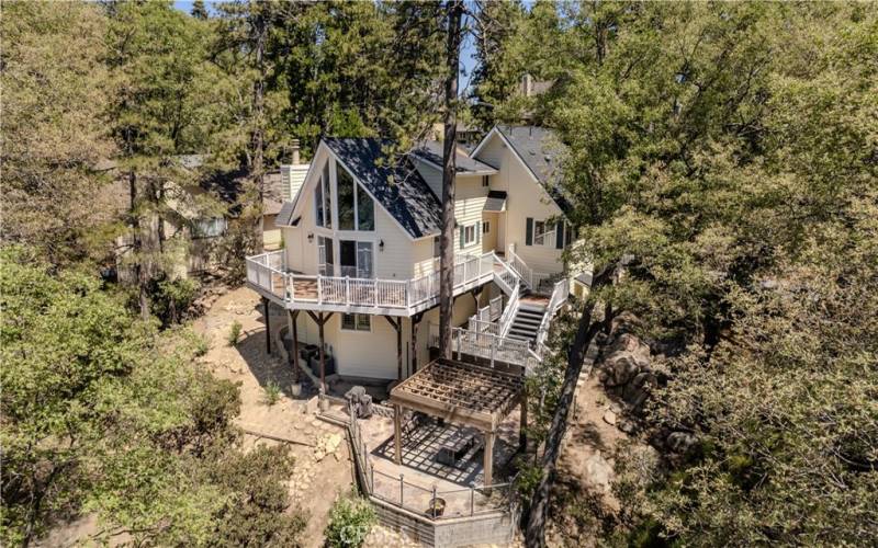 Sky View of the House