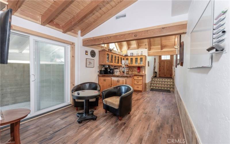 Foyer And Custom Wet Bar