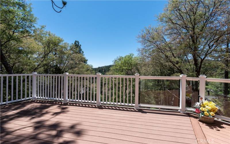 View Deck with Woods & Mountain Views