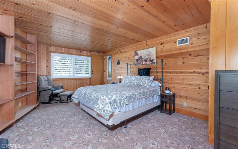 Guest Bedroom W/ Built-in Shelves