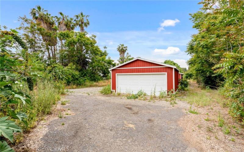 Red buildings DO NOT come with property.