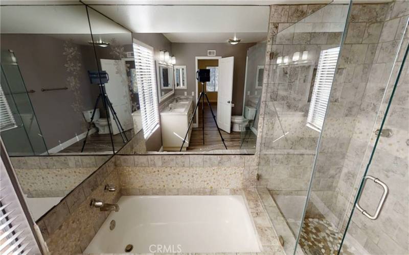 Remodeled Master bathroom