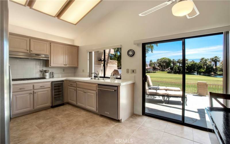 Kitchen with stainless appliances