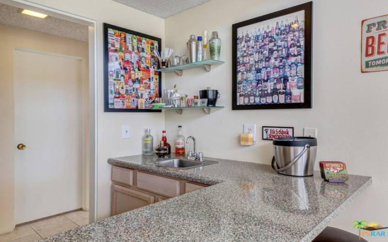 Wet Bar Area in Great Room