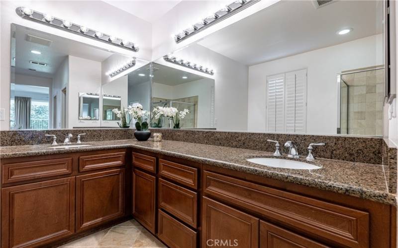 Primary Bathroom with Dual Sinks