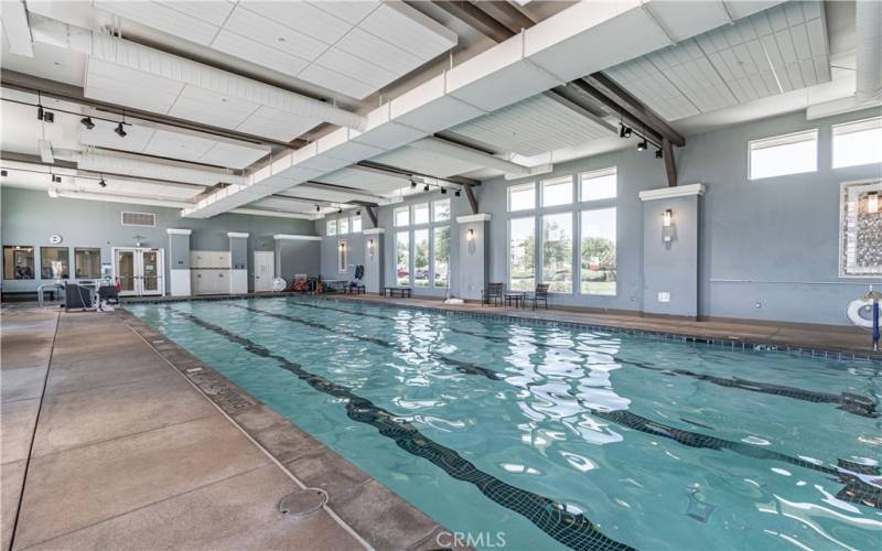 Indoor Pool at the Summit Clubhouse