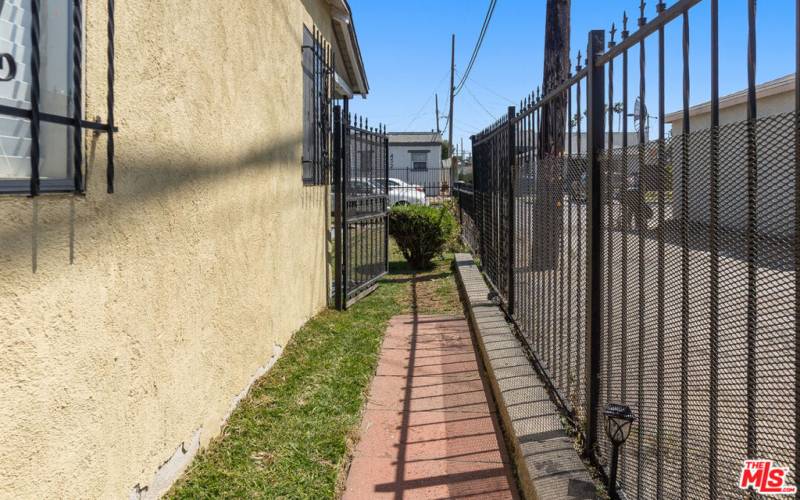Gated Property off Alley