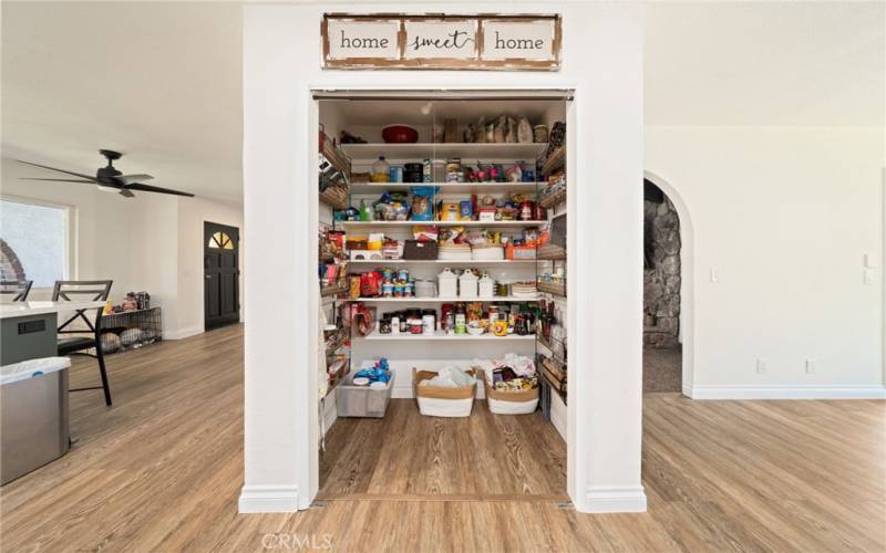 Hard to find walk-in pantry