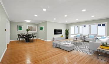 HOME SWEET HOME!

Expansive living room with gleaming hardwood floors, new windows and recessed lighting.

Virtually Staged.