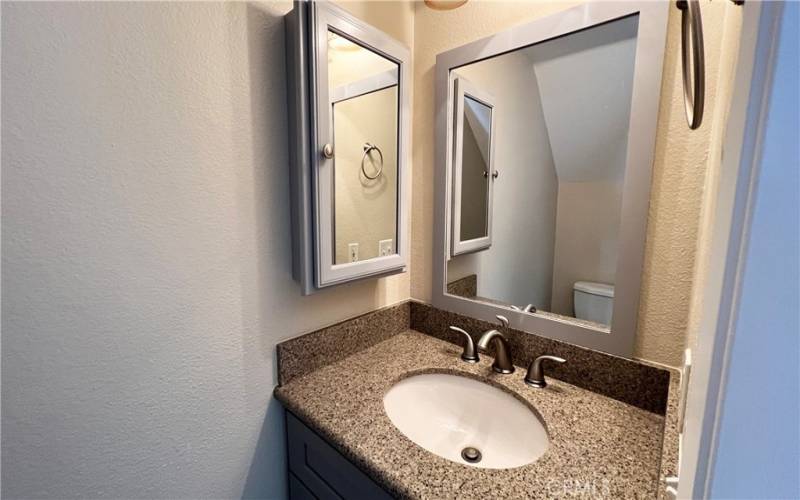 Powder room on first level
