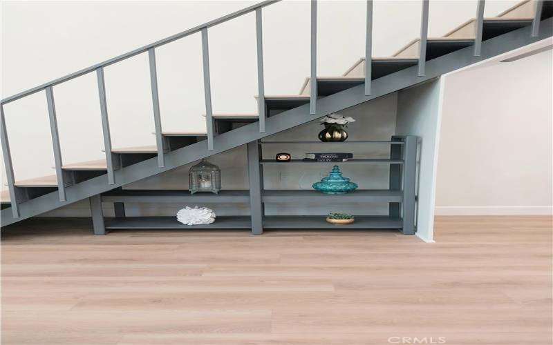 Under stairs