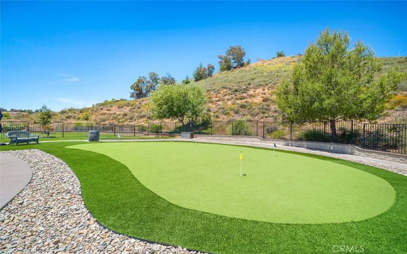 YOUR OWN PUTTING GREEN!