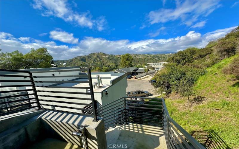 View from Backyard Stairs